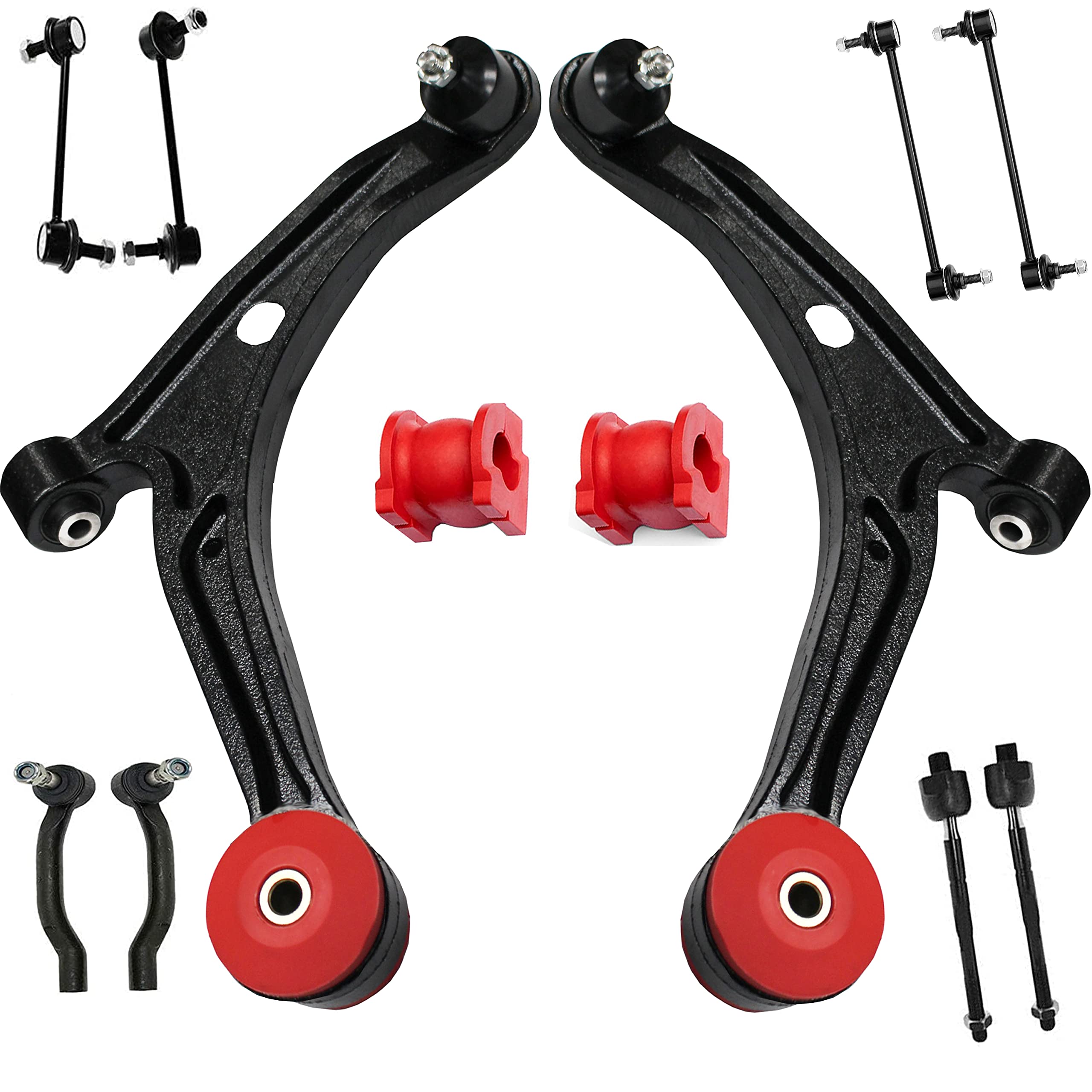Amazon.com: 14PC Complete Front Rear Suspension Kit with Control